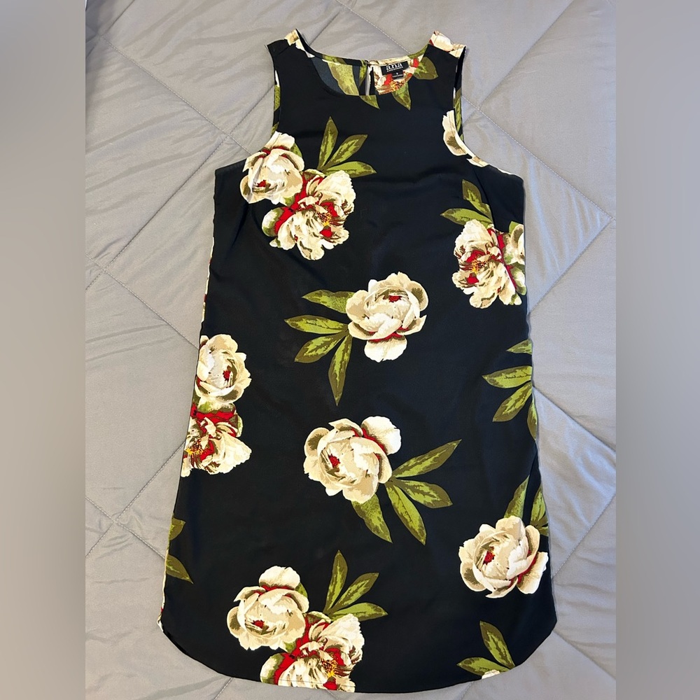 Anna floral corporate or wedding guest dress